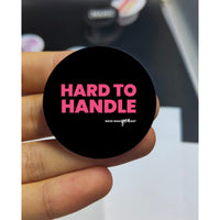 Feminist Black Mobile Phone Pop Out Accessory Hard To Handle